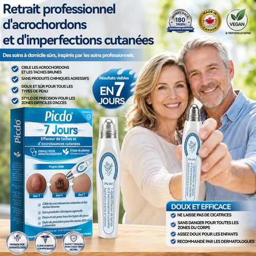 𝐏i𝐜𝐝o® 7 𝑱𝒐𝒖𝒓𝒔 𝑬𝒇𝒇𝒂𝒄𝒆𝒖𝒓 𝒅𝒆 𝒕𝒂𝒄𝒉𝒆𝒔 𝒆𝒕 𝒅’𝒆𝒙𝒄𝒓𝒐𝒊𝒔𝒔𝒂𝒏𝒄𝒆𝒔 𝒄𝒖𝒕𝒂𝒏é𝒆𝒔(Roll-on zéro douleur, zéro cicatrice)
