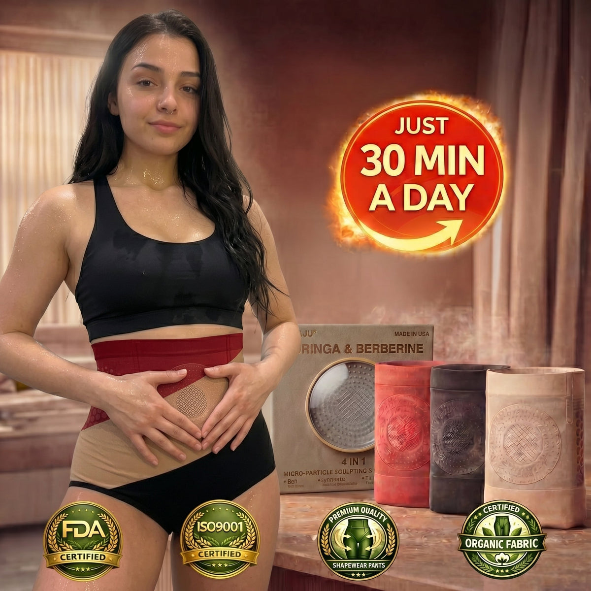 𝐎𝐟𝐟𝐢𝐜𝐢𝐚𝐥 𝐁𝐫𝐚𝐧𝐝 𝐒𝐭𝐨𝐫𝐞 👙 𝐏𝐀𝐔𝐑𝐀𝐉𝐔® 𝟐𝟎𝟐𝟔 𝐌𝐨𝐫𝐢𝐧𝐠𝐚 & 𝐁𝐞𝐫𝐛𝐞𝐫𝐢𝐧𝐞 𝟒-𝐈𝐧-𝟏 𝐌𝐢𝐜𝐫𝐨-𝐏𝐚𝐫𝐭𝐢𝐜𝐥𝐞 𝐒𝐜𝐮𝐥𝐩𝐭𝐢𝐧𝐠 & 𝐅𝐚𝐭-𝐁𝐮𝐫𝐧 𝐒𝐡𝐨𝐫𝐭𝐬