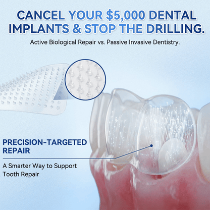 Glimmerly® 🦷 Tideglusib Fast‑Dissolving Tooth & Gum Repair Oral Strips 🌈 (Supports tooth repair and helps relieve gum discomfort and other common oral concerns)